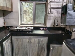 Kitchen in 1.5 BHK Apartment at Dudhsagar Apartment, Goregaon East – for Rent