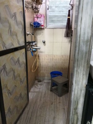 Bathroom in 1.5 BHK Apartment at Dudhsagar Apartment, Goregaon East – for Rent