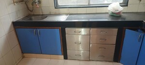 Kitchen in 2 BHK Apartment at Spaghetti Complex, Kharghar – for Rent