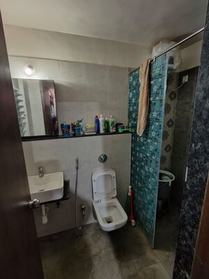 Bathroom in 3 BHK Apartment at Majestique Rhythm County, Handewadi – for Sale