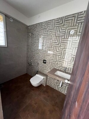 Bathroom in 3 BHK Penthouse at Kumar Padmalaya, Aundh – for Rent