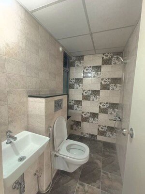 Bathroom in 2 BHK Apartment at Mahindra Happinest Tathawade Phase 1, Tathawade – for Rent