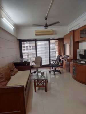 Living Room in 3 BHK Apartment at Lakshachandi Heights, Goregaon East – for Rent