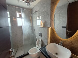 Bathroom in 3 BHK Apartment at Raj One Good Earth, Sector 71 – for Rent
