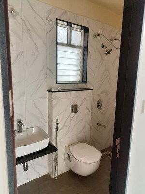 Bathroom in 2 BHK Apartment at Nyati Exuberance 1, Undri – for Rent