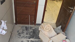 Staircase in 3 BHK Builder Floor at Ashok Vihar – for Sale