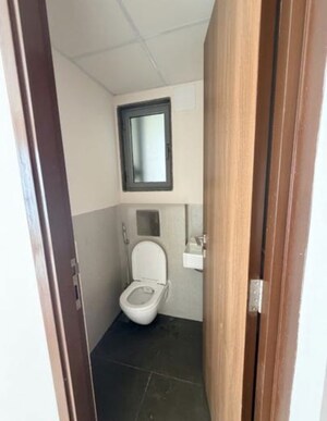 Bathroom in 1 BHK Apartment at Piramal Vaikunth, Balkum Pada – for Rent