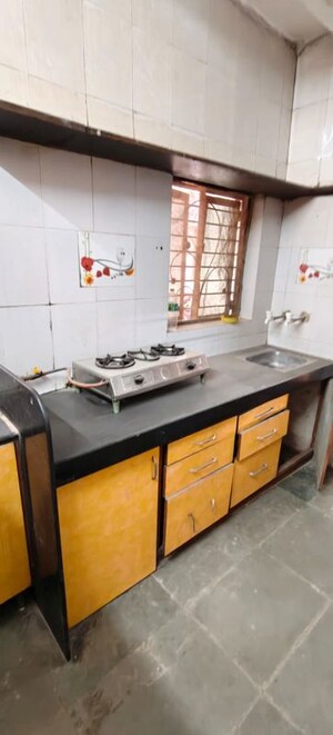 Kitchen in 1 BHK Villa at Jivraj Park – for Rent