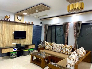 Living Room in 2 BHK Apartment at Malpani Greens, Wakad – for Rent