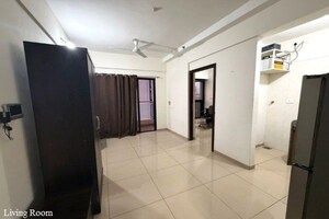Living Room in Studio Apartment at Duville Riverdale Suites, Kharadi – for Rent