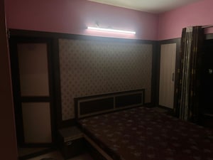 Bedroom in 2 BHK Apartment at Sree Mangal Aishwaryam Greens Phase II, Wakad – for Rent