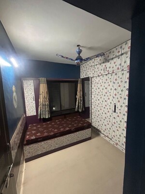 Bedroom in 2 BHK Apartment at Sree Mangal Aishwaryam Greens Phase II, Wakad – for Rent