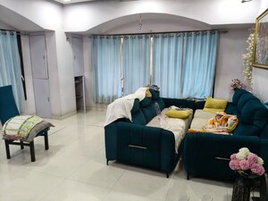 Living Room in 3 BHK Apartment at Suansh Society, Nerul Sector 21 – for Rent