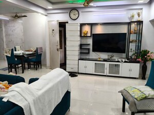 Team Area in 3 BHK Apartment at Suansh Society, Nerul Sector 21 – for Rent