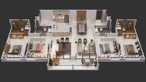  Apartment For Sale in Vasupujya Neco Park Central, Kharadi