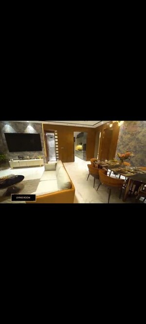 Living Room in 3 BHK Apartment at Ruparel Ariana, Parel – for Sale