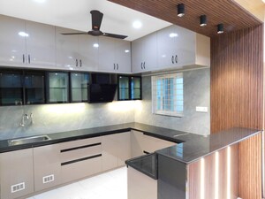 Kitchen in 3 BHK Builder Floor at Kondapur – for Rent