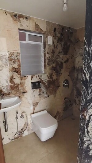 Bathroom in 1 BHK Apartment at Pramanik Walchand Paradise, Mira Road – for Sale