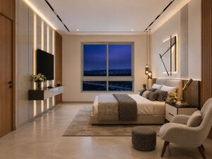 Living Room in 3 BHK Apartment at RDB Legend Harmony, Lingampally – for Sale