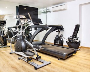 Gym in 3 BHK Apartment at Rustomjee Crown, Prabhadevi – for Rent