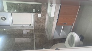 Bathroom in 2 BHK Apartment at LnT Realty Crescent Bay, Parel – for Rent
