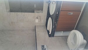 Bathroom in 2 BHK Apartment at LnT Realty Crescent Bay, Parel – for Rent