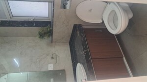 Bathroom in 2 BHK Apartment at LnT Realty Crescent Bay, Parel – for Rent