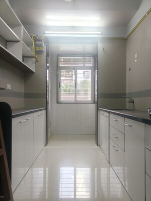 Kitchen in 2 BHK Apartment at Neelsidhi Atlantis, Nerul – for Rent