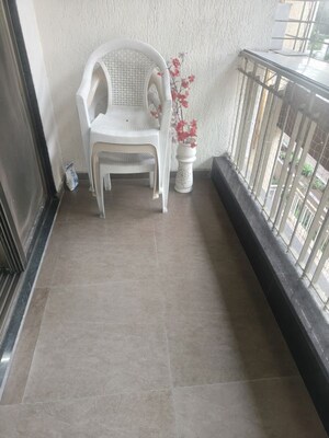 Balcony in 2 BHK Apartment at Neelsidhi Atlantis, Nerul – for Rent