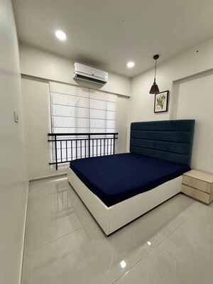 Bedroom in 1 BHK Apartment at Hermes Heritage Homes, Shastrinagar – for Rent