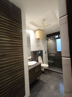 Bathroom in 4 BHK Builder Floor at East Of Kailash – for Rent