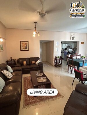 Living Room in 2 BHK Apartment at Lunkad Skylounge, Kalyani Nagar – for Rent