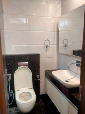 Bathroom in 3 BHK Builder Floor at Chittaranjan Park – for Sale