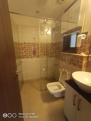 Bathroom in 3 BHK Builder Floor at Greater Kailash I – for Rent