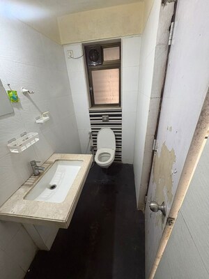 Bathroom in 1 BHK Apartment at HDIL Premier Exotica, Kurla West – for Rent