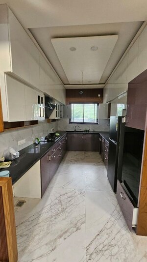 Kitchen in 3 BHK Builder Floor at Aerocity – for Rent