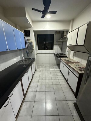 Kitchen in 1 BHK Apartment at Hiranandani Gardens Lake Castle, Powai – for Rent