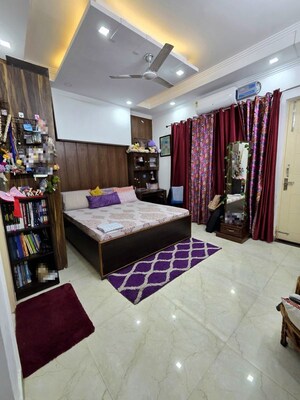 Bedroom in 2 BHK Builder Floor at Aman Vihar – for Rent
