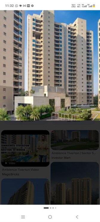 3 BHK +Apartment For Rent in Ambience Tivertone in Sector 50, Noida