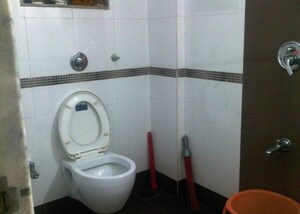 Bathroom in 2 BHK Apartment at Dedhia Palatial Height, Powai – for Rent