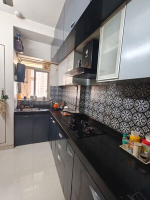 Kitchen in 2 BHK Apartment at Lodha Amara, Kolshet Road – for Rent