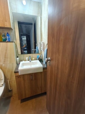 Bathroom in 2 BHK Apartment at Lodha Amara, Kolshet Road – for Rent