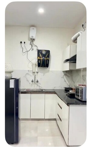 Kitchen in 1 BHK Builder Floor at Aman Vihar – for Rent