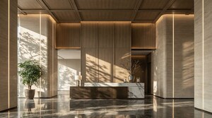 Living Room in 3 BHK Apartment at Embassy Citadel, Worli – for Sale