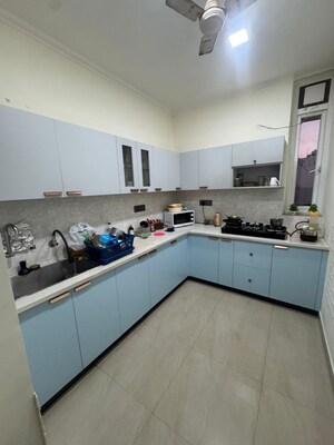 Kitchen in 3 BHK Builder Floor at Lajpat Nagar – for Sale