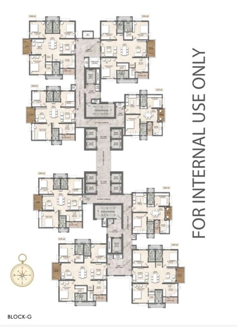 Master Plan, rajapushpa-sierra 2 Bedroom 1295 Sq.Ft. Apartment In Tellapur Hyderabad 10645315