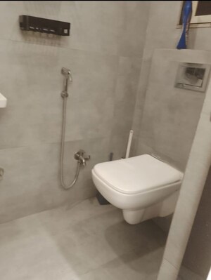 Bathroom in  Office Space at Akshar Business Park, Vashi Sector 19f – for Rent