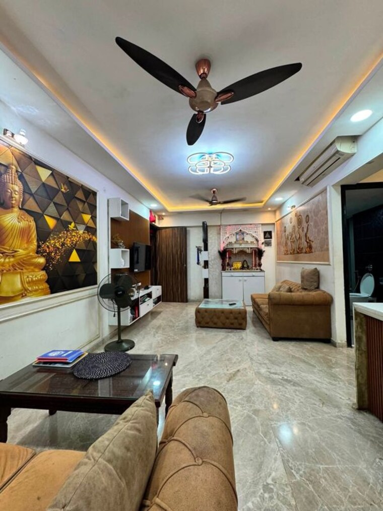 Living Room, lodha-splendora 2 Bedroom 771 Sq.Ft. Apartment In Ghodbunder Road Thane 10650435