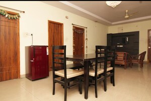 Dining area in 3 BHK Apartment at Raunaq Homes, Rambagh Colony – for Sale