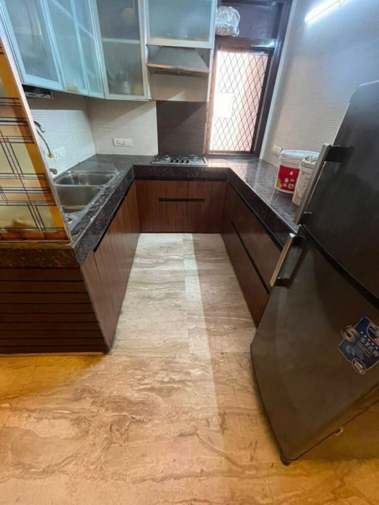 Kitchen, east of kailash 3 Bedroom 1250 Sq.Ft. Builder Floor In East Of Kailash Delhi 10650469